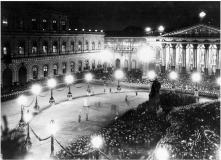 Max-Joseph-Platz in München 1885